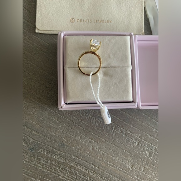 OBJKTS JEWELRY - Luna Ring, gold-plated sterling silver - Picture 2 of 3